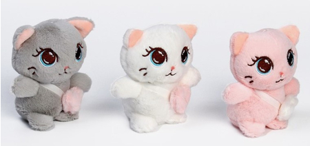 Игрушка мягкая Sima-Land, 12 см, «Модные подружки», ассорти