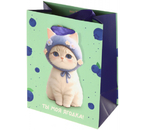 Пакет подарочный Meshu, 11×14×6,5 см, Berry Cat