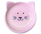 Миска керамическая для кошек Mr.Kranch «Мордочка кошки», 80 мл, розовая