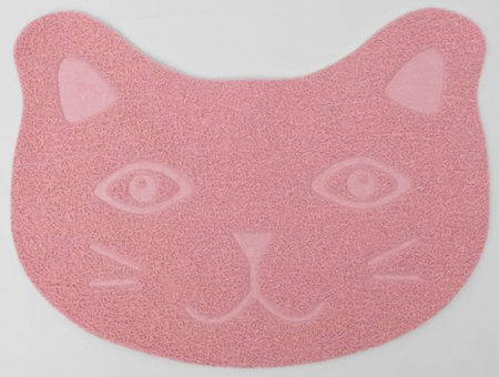 Коврик пластиковый 2 в 1 Sima-Land, «Киса», 40*30 см, пепельно-розовый Коврик пластиковый 2 в 1 Sima-Land, «Киса», 40*30 см, пепельно-розовый