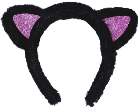 Ободок карнавальный с сюрпризом-колечком «Кошка», черный ободок, колечко — цвета ассорти Ободок карнавальный с сюрпризом-колечком «Кошка», черный ободок, колечко — цвета ассорти