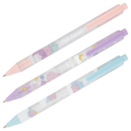 Ручка шариковая автоматическая Meshu , Beauty, корпус ассорти, стержень синий Ручка шариковая автоматическая Meshu , Beauty, корпус ассорти, стержень синий