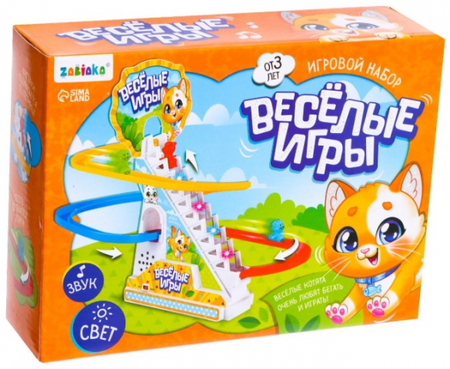 Набор игровой «Весёлые игры», «Котята на лесенке», 3+