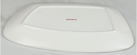 Блюдо сервировочное фарфоровое «Коты-аристократы», 30*18,5*2 см