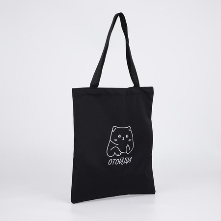 Сумка-шоппер «Котик», 35*40 см, черная Сумка-шоппер «Котик», 35*40 см, черная