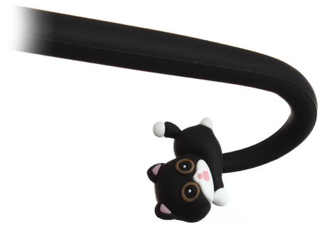 Ручка шариковая с топпером, «Милыя котята», корпус ассорти, стержень синий