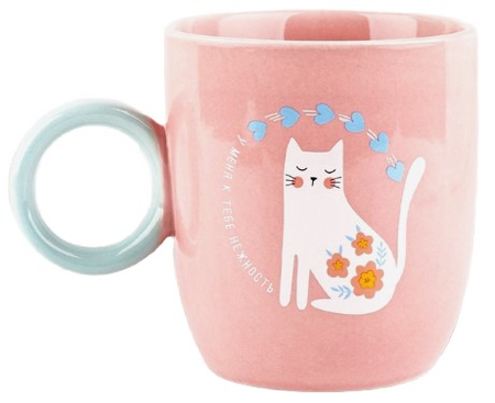 Кружка керамическая Sima-Land, 420 мл, «Нежность»