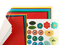 Набор картона и цветной бумаги А4 «Канц-Эксмо», 6 цветов, 6 л., «Кот-гонщик»