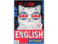 Тетрадь для записи английских слов English Notebook
