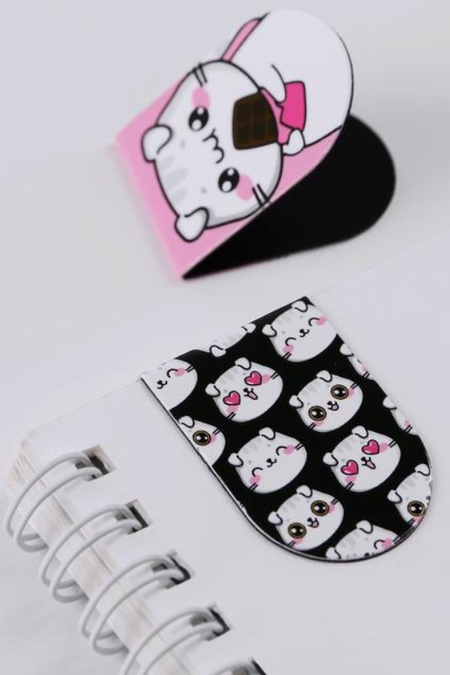 Набор магнитных закладок для книг Sima-Land, 6 шт., «Мурчу для тебя»