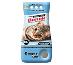 Наполнитель бентонитовый комкующийся Super Benek Compact, 10 л