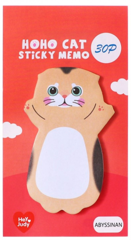Блок бумаг для записей I'm A Milk Cat 35×70 мм, 30 л., «Котенок»