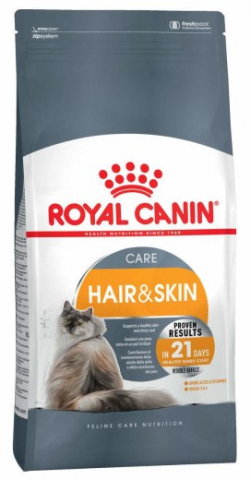 Корм сухой Royal Canin Hair and Skin Care (для кошек с чувствительной кожей или поврежденной шерстью), 400 г