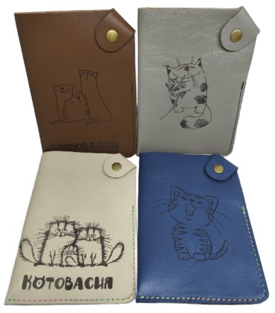 Чехол для паспорта (Соколовская М.А.), 14,2*11 см, ассорти
