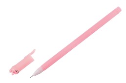 Ручка-прикол гелевая Calligrata, «Котик», корпуc ассорти, стержень синий