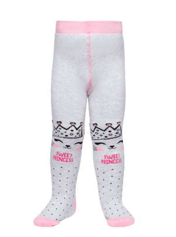 Колготки детские Sof-Tiki (махровые внутри) с рисунками, размер 80-86, светло-серые Колготки детские Sof-Tiki (махровые внутри) с рисунками, размер 80-86, светло-серые