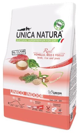 Корм сухой Unica Natura Indoor (для домашних кошек), 350 г, ягненок/рис/горох Корм сухой Unica Natura Indoor (для домашних кошек), 350 г, ягненок/рис/горох