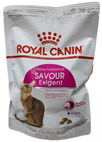 Корм сухой Royal Canin Savour Exigent (для взрослых привередливых кошек), 200 г