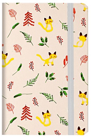 Книжка записная на резинке «Котики и листочки» (А6) 90×140 мм, 80 л., линия, бежевая Книжка записная на резинке «Котики и листочки» (А6) 90×140 мм, 80 л., линия, бежевая