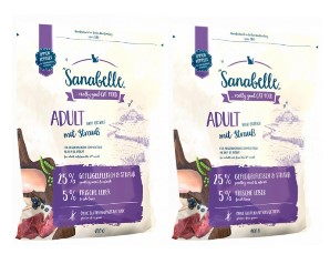 Корм сухой Bosch Sanabelle Adult (для взрослых кошек) 2 шт., 400 г, со страусом Корм сухой Bosch Sanabelle Adult (для взрослых кошек) 2 шт., 400 г, со страусом