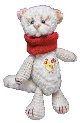 Игрушка мягкая «Кот» (Пинчук М.Ю.) 14×8×4 см