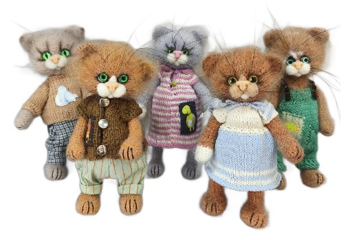 Игрушка мягкая «Кот» (Пинчук М.Ю.) 19,5×12×12,2 см, ассорти Игрушка мягкая «Кот» (Пинчук М.Ю.) 19,5×12×12,2 см, ассорти