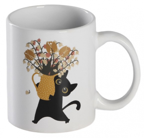 Кружка керамическая Sima-Land 350 мл, «Мечтай и улыбайся» (хамелеон)