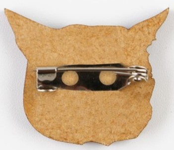 Значок деревянный «Это тот самый кот», 3*2,6 см