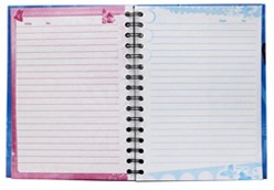 Книжка записная детская на гребне (А5), 150*210 мм, 60 л., линия, ассорти Книжка записная детская на гребне (А5), 150*210 мм, 60 л., линия, ассорти