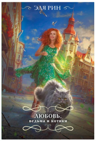Книга «Любовь, ведьма и котики» (Эля Рин), 165*113*21 мм, 448 страниц, 16+