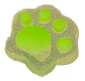Декор для творчества пластиковый Sima-Land, «Лапка», зеленый, светится в темноте (акрил) Декор для творчества пластиковый Sima-Land, «Лапка», зеленый, светится в темноте (акрил)