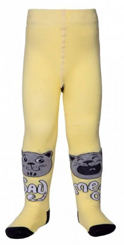 Колготки детские Tip-Top, размер 80-86, светло-желтые Колготки детские Tip-Top, размер 80-86, светло-желтые