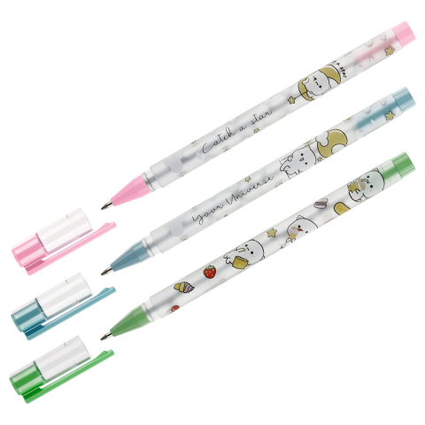 Ручка шариковая Meshu Cute Kittens, корпус ассорти, стержень синий Ручка шариковая Meshu Cute Kittens, корпус ассорти, стержень синий