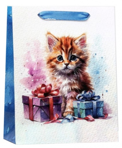 Пакет подарочный Sima-Land 18×23×10 см, «Котенок»