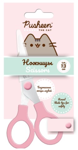 Ножницы канцелярские детские Pusheen, 130 мм