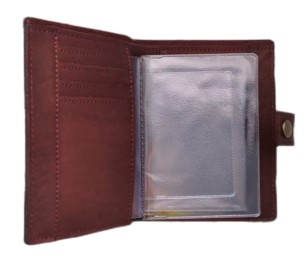 Бумажник водителя из натуральной кожи «Кот» (Журкевич Ю.Л.), 14*11 см, цвет коричневый