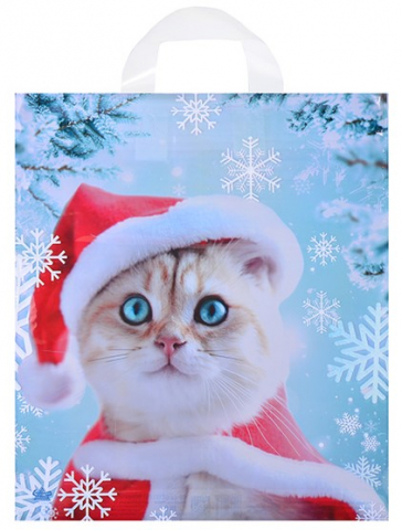 Пакет упаковочный «Тико-пластик. Новогодний», 38*43,5 см, «Пушистое ожидание» Пакет упаковочный «Тико-пластик. Новогодний», 38*43,5 см, «Пушистое ожидание»