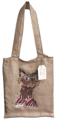 Шопер (Аксютина Л.А.), 34*40 см, бежевый Шопер (Аксютина Л.А.), 34*40 см, бежевый