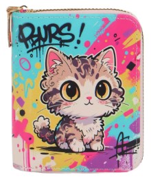 Кошелек из искусственной кожи «07-01-01», 8,5*2,5*10,5 см, разноцветный