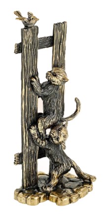 Фигурка сувенирная «Котята» BronzaMania «Котята на заборе»