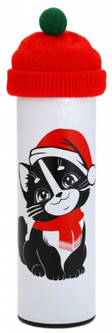 Термос Sima-Land, 500 мл, «Котик с шапочкой» Термос Sima-Land, 500 мл, «Котик с шапочкой»