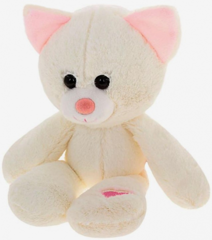 Игрушка мягкая «Котёнок Бася», высота 30 см