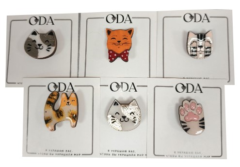 Брошь авторская (Данилюк О.Г.) 2,5×2 см, ассорти Брошь авторская (Данилюк О.Г.) 2,5×2 см, ассорти