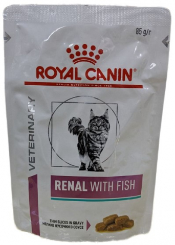 Корм влажный Royal Canin Renal (при хронической почечной недостаточности), 85 г, с тунцом