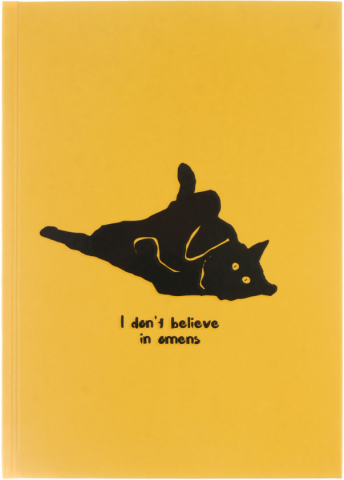 Книжка записная (скетчбук) BG, 150*210 мм, 80 л., «Не верю в приметы»