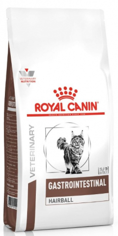 Корм сухой Royal Canin Gastrointestinal Hairball (для выведения шерсти), 2 кг