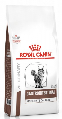 Корм сухой Royal Canin Gastro Intestinal Moderate Calorie (для кошек с нарушениями в работе пищеварительной системы), 400 г
