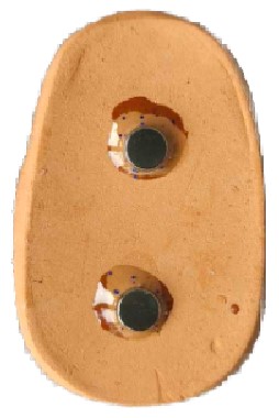 Магнит «Кот. Минск» (Ярохнович Ю.С.), 4,5*2,5 см, керамика, глазурь, ассорти