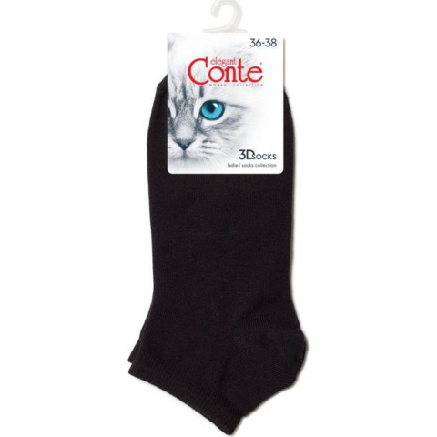 Носки женские Conte Elegant 3DSocks размер 23-25, черные