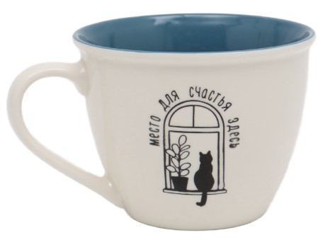 Кружка керамическая Sima-Land 500 мл, «Место для счастья»